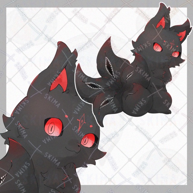 黒狐【表情8種類】