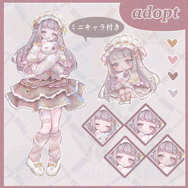 ゆるふわ髪の女の子