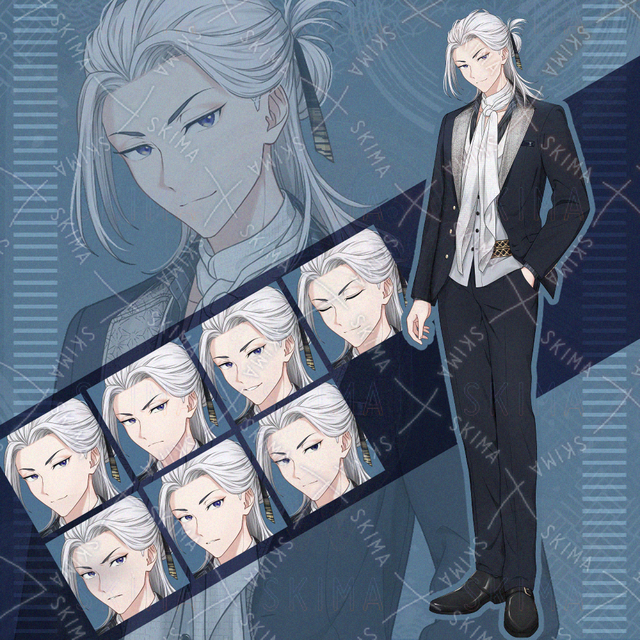 ◆opt - 男性 (表情7種・ぬらりひょんモチーフ)