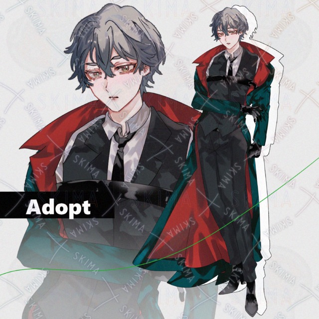 《1/10まで》【表情差分8種】スーツ/男性