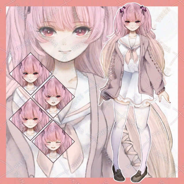 【年始セール】TRPG/ゲーム/ピンクの女の子立ち絵