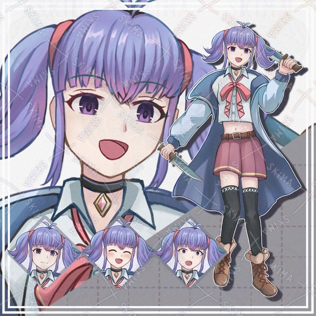 【表情10種】双剣使いの女の子【立ち絵】