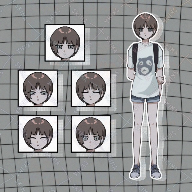 女の子【表情差分5種類】