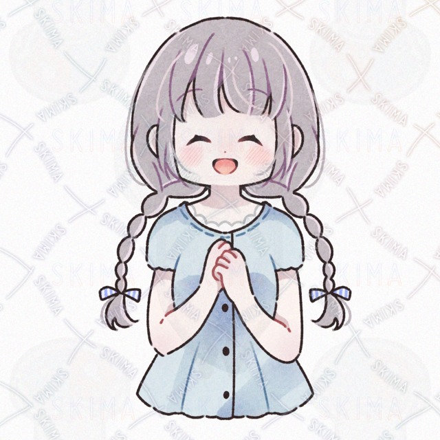 For TRPG, movies, icons! Loose Kaw Kawaii Girl / 6 kinds of expressions [Standing on the waist] A 的商品圖片第 4 張