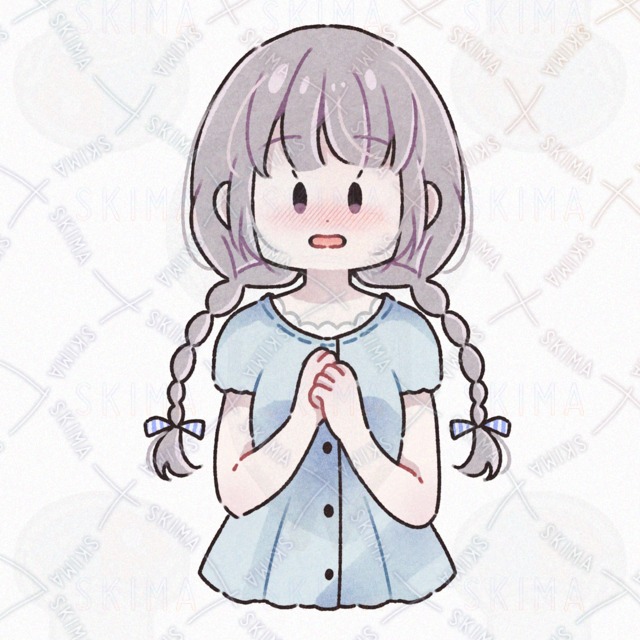 For TRPG, movies, icons! Loose Kaw Kawaii Girl / 6 kinds of expressions [Standing on the waist] A 的商品圖片第 7 張