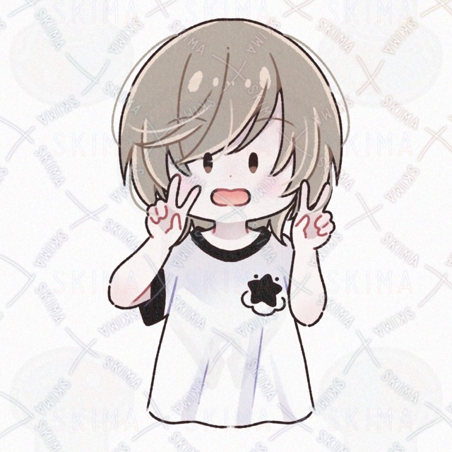 For TRPG, video, icons! Loose Kaw Kawaii Girl/ All 6 kinds of expressions [Standing on the waist] D 的商品圖片第 5 張