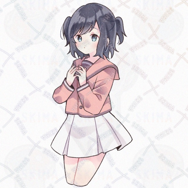 School Uniform × Yurukawa Girl [Standing / Thigh / Commercial use permitted] / Total 6 kinds of expressions A 的商品圖片第 2 張