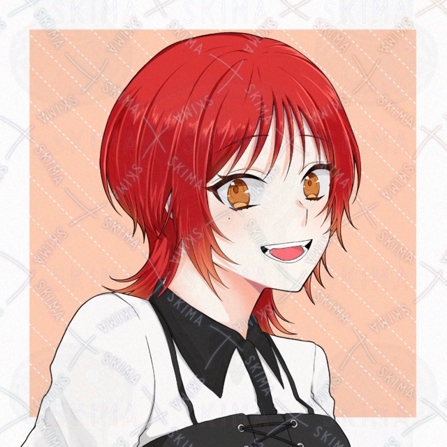 赤髪女子アイコン