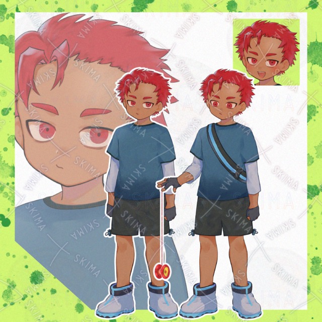 【立ち絵 Adopt】半ズボン/ホビー/動作差分