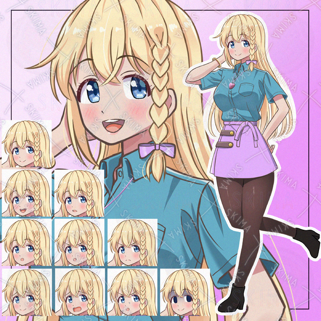 ロングヘアの女の子
