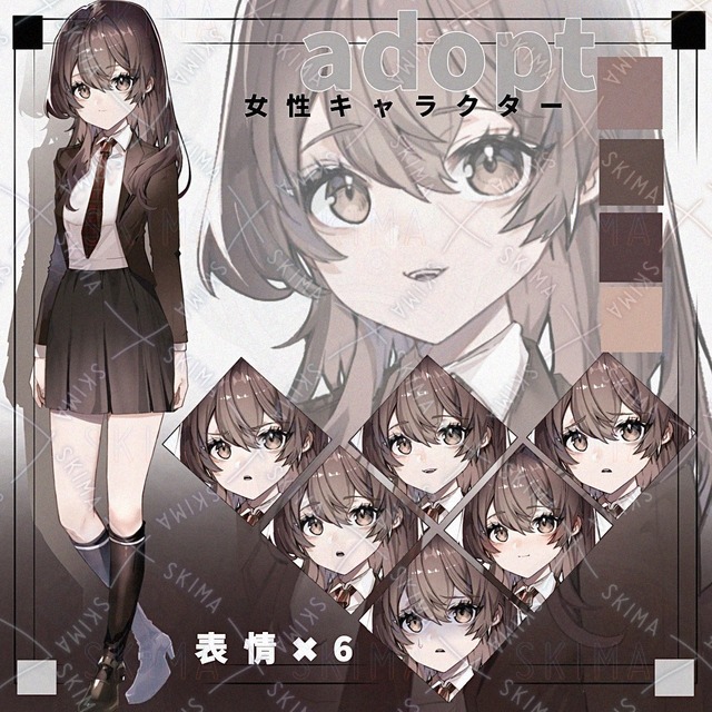 Adopt・女性キャラクター