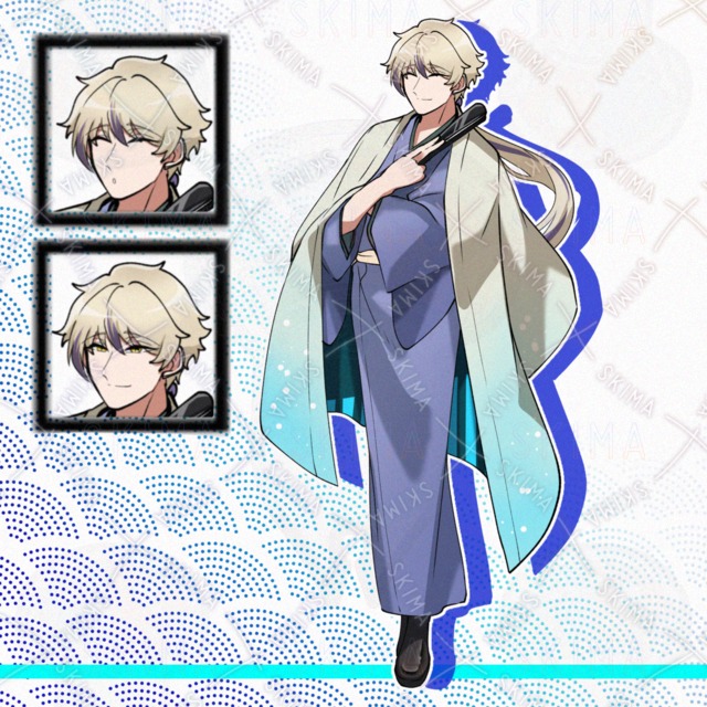 和服の男性【表情差分あり】