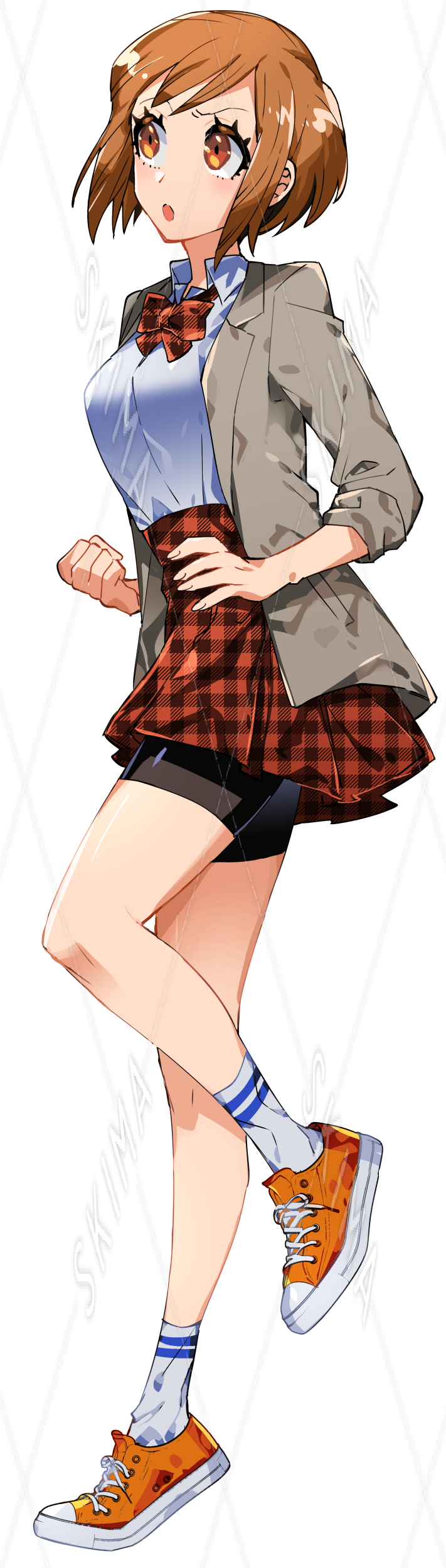 活発そうな女子高生 表情差分8種 スキマ スキルのオーダーメイドマーケット Skima