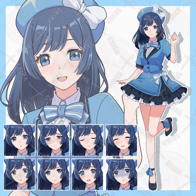 アイドル　表情差分10種