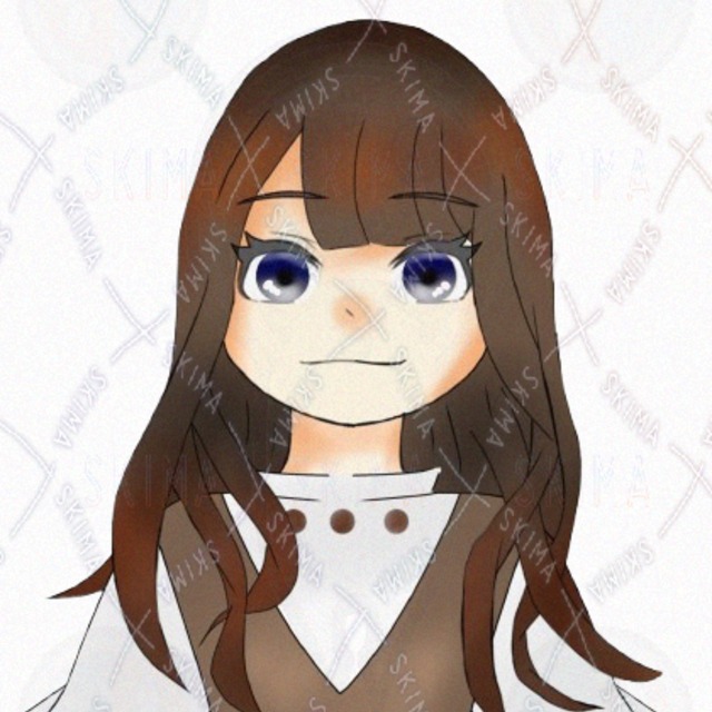 【キャラ販売】おっとり可愛い茶髪の女の子・表情差分4種【TRPG・自作ゲーム】