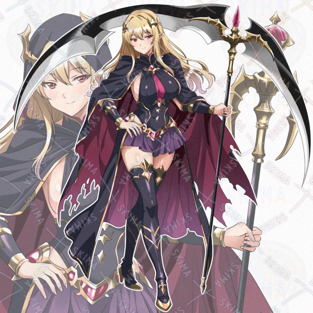 黒魔術師【表情7種・差分パーツ3種】