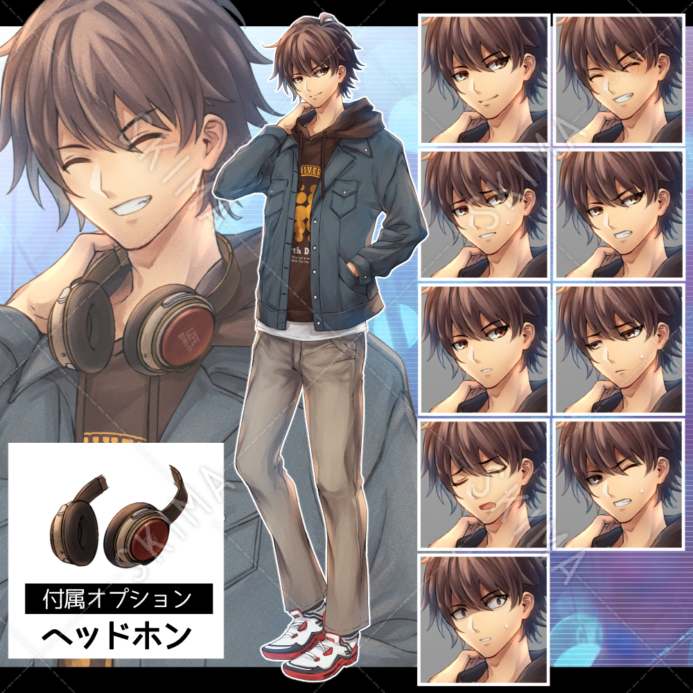 ジャケット パーカー 表情9種 ヘッドホン スキマ スキルのオーダーメイドマーケット Skima ジャケット パーカー 表情9種 ヘッドホン スキマ スキルのオーダーメイドマーケット Skima