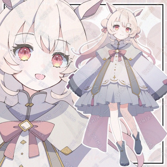 【表情9種】ウマ耳の子【adopt】