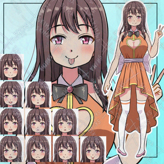 ロングヘアの女の子