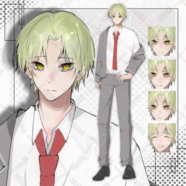 【立ち絵】男性 金髪