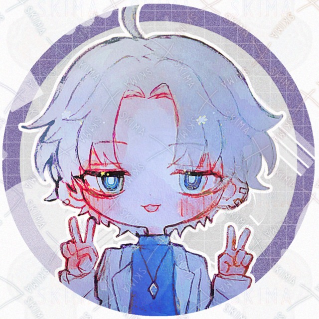 アナログオリジナル　白髪の少年