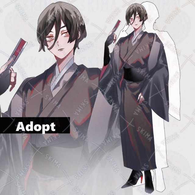 《1/10まで》【表情差分4種】着物/男性