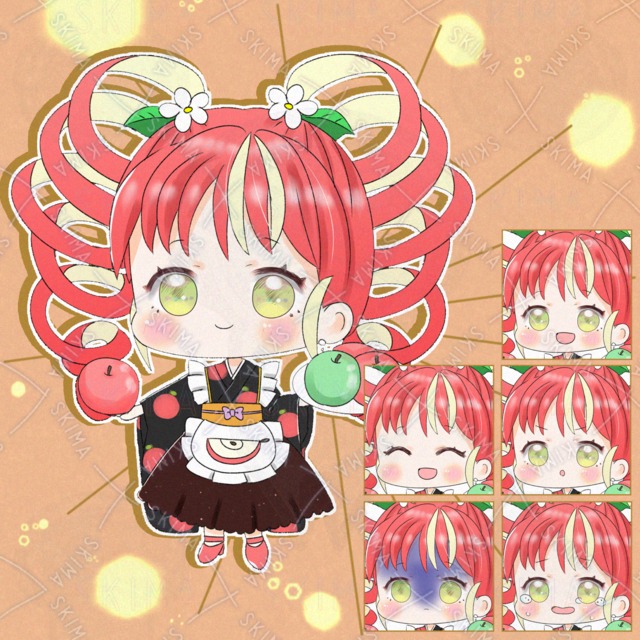 りんご売りの女の子