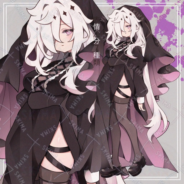 ロングヘアのシスター