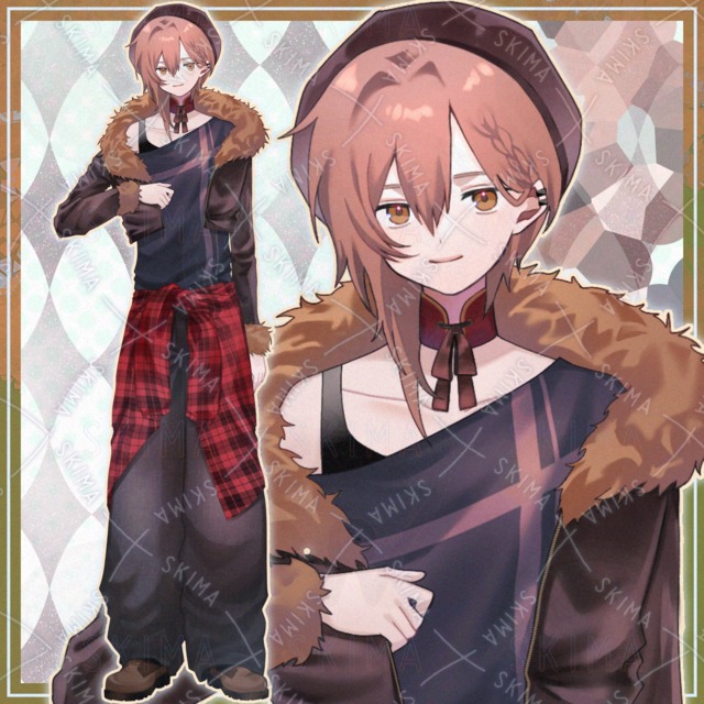 【表情10種】adopt20  ブラウンの男の子