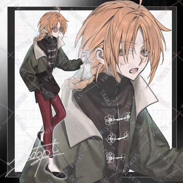 【チャイナ服の男性】