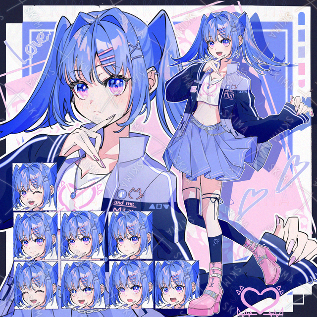 外ハネツインの子