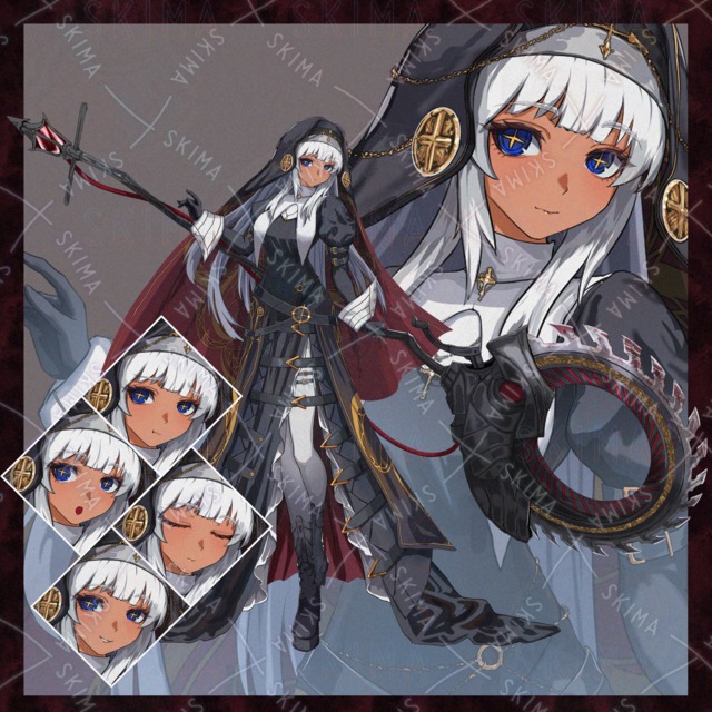 褐色武器持ちシスター