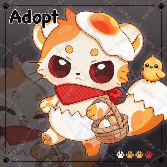 Adopt【表情5種】🥚🧡