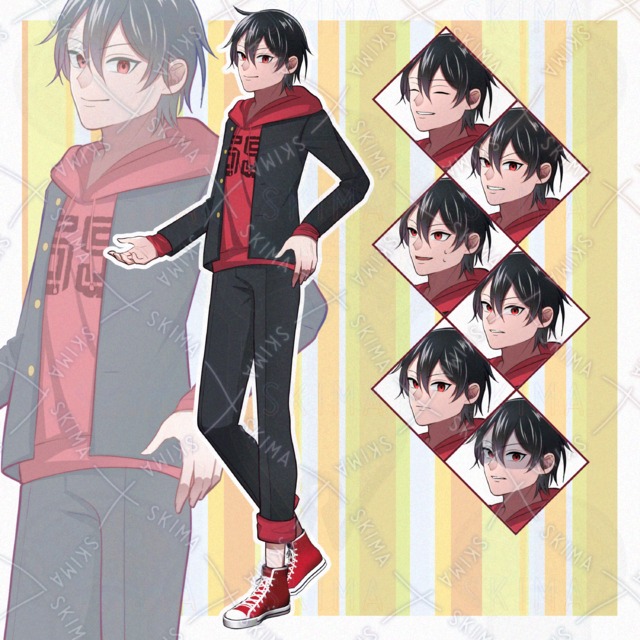 学ラン&times;パーカー&times;男子