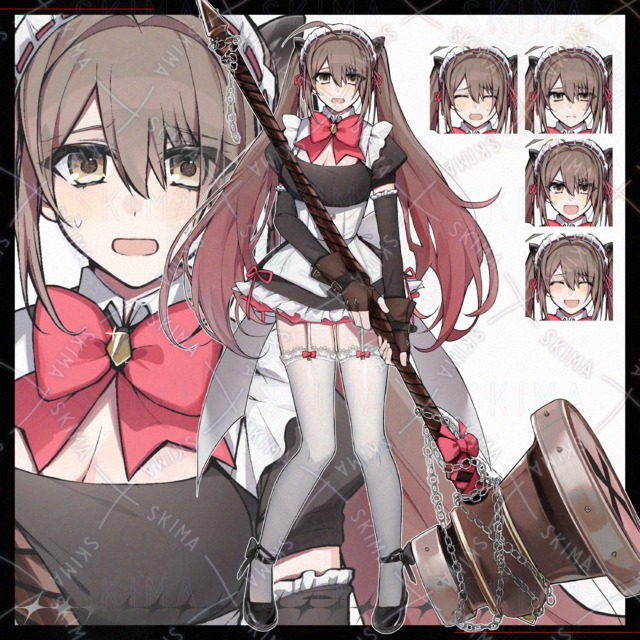 【Adopt】いかつい武器を持った気弱ようなメイドさん