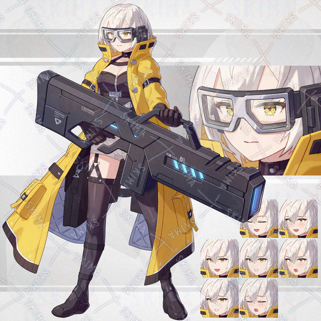 タクティカル バズーカ (表情8種＋ゴーグル差分)