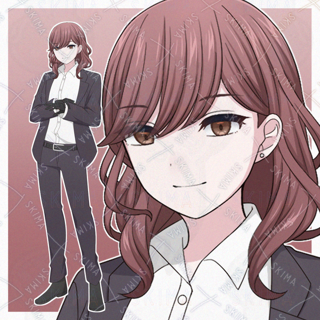 スーツを着た女性【表情差分10種】