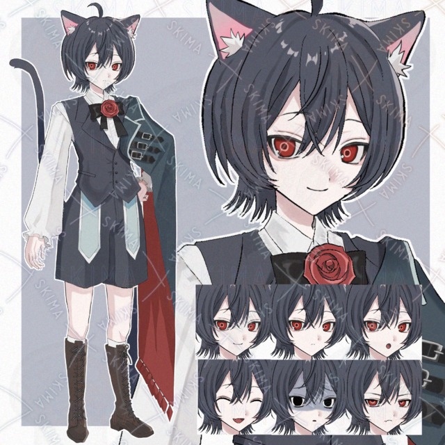 中性的な洋風の男の子