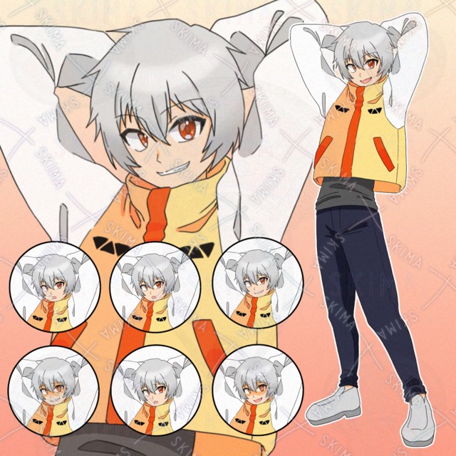 銀髪の少年【表情10種】