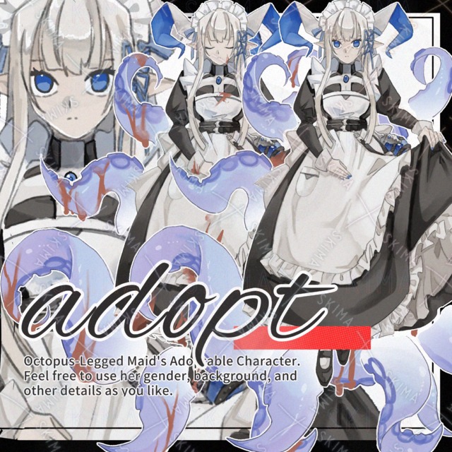 【表情差分7種+蛸足・血糊】adopt