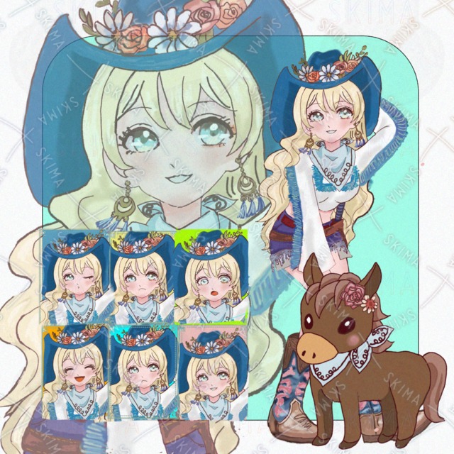 金髪のカウガール