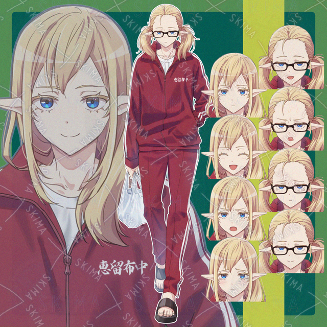 ジャージエルフ 表情5種&times;2