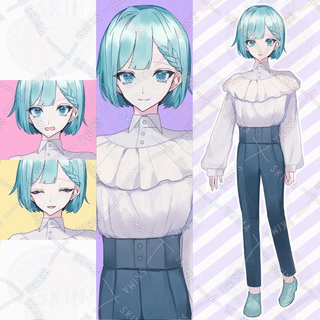 表情差分7種　中性的な少年