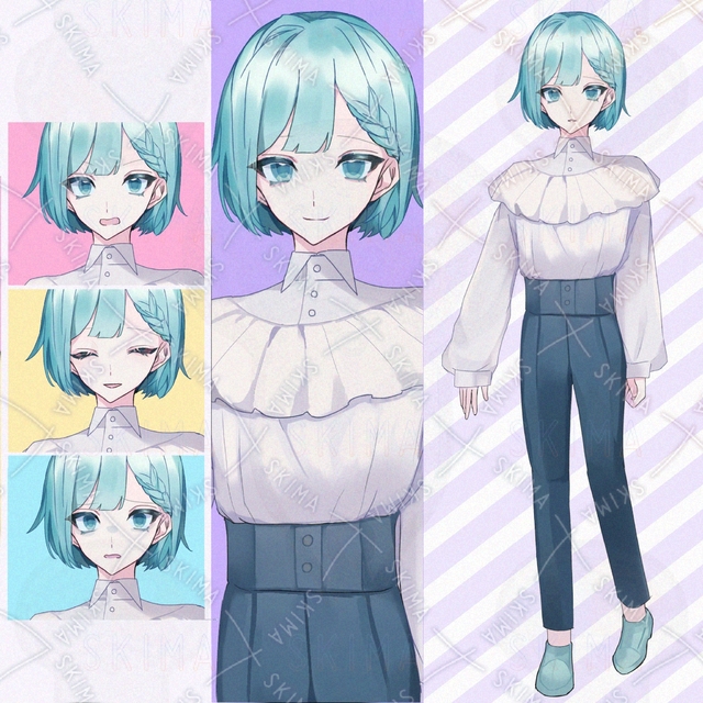 表情差分7種　中性的な少年