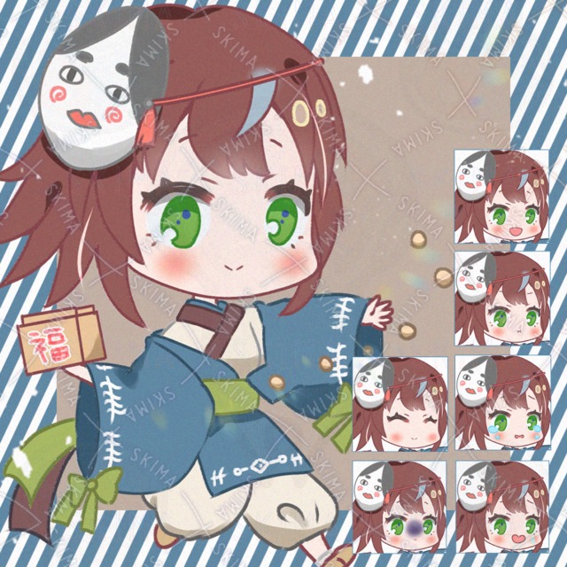 節分の女の子【差分７種】