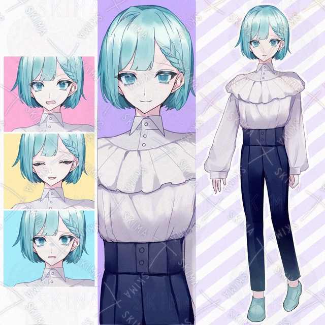 表情差分7種　中性的な少年