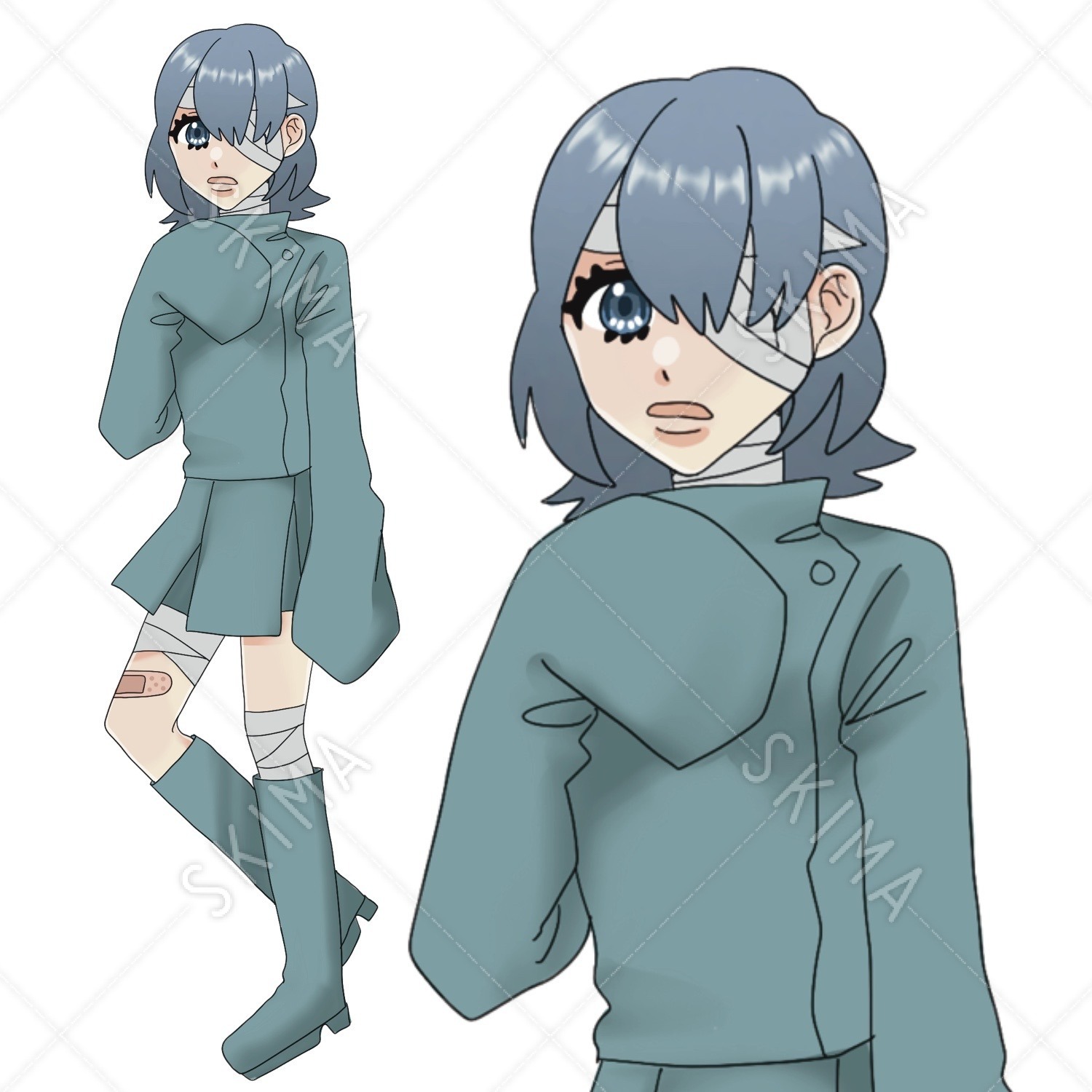 全身 包帯少女 スキマ スキルのオーダーメイドマーケット Skima