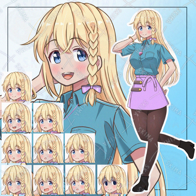 ロングヘアの女の子