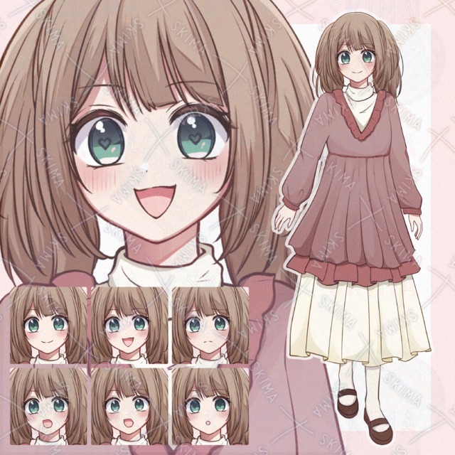 【adopt_001】表情差分6種