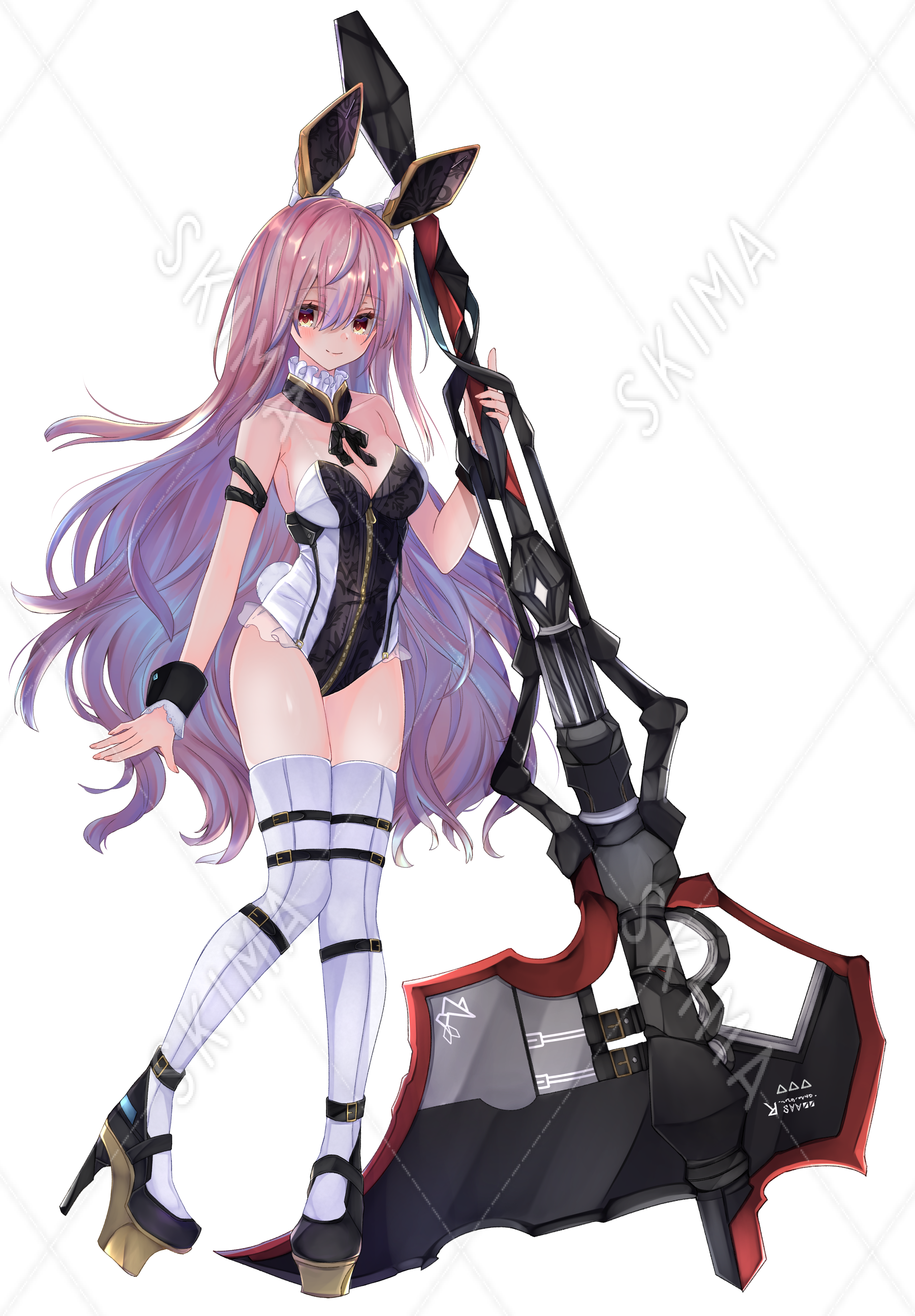 Sf バニーガール 女の子 表情4種 武器無し差分 武器のみの差分付き スキマ スキルのオーダーメイドマーケット Skima